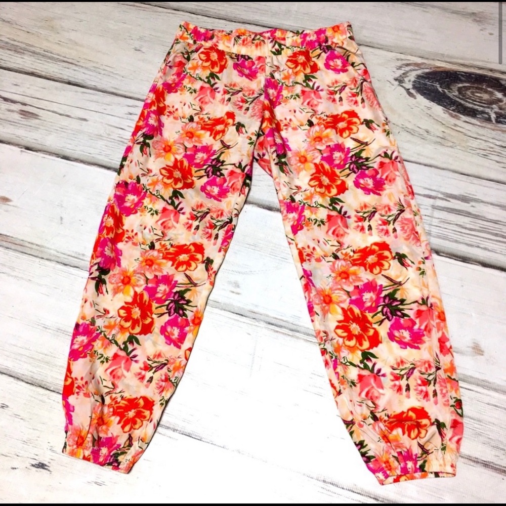 Show Me Your Mumu Pants Joggers Floral Large